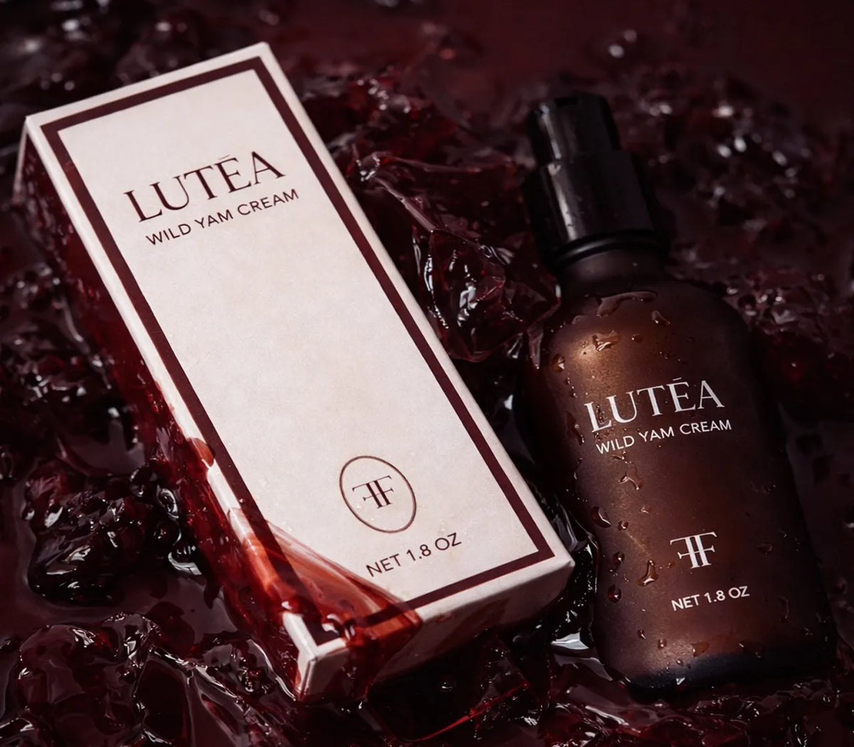 The LUTÉA bottle and box